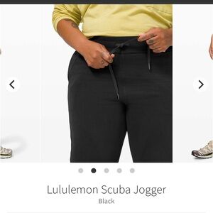 1. LULULEMON SCUBA JOGGERS